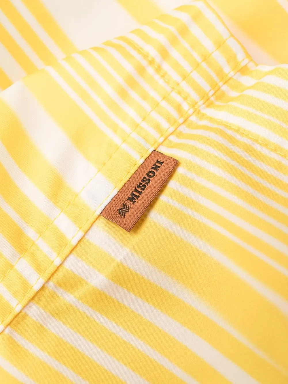 Missoni Artist Stripe-print Swim Shorts In Yellow