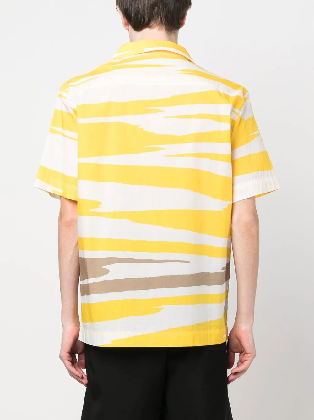 Missoni Graphic-print Short-sleeve Shirt In 黄色