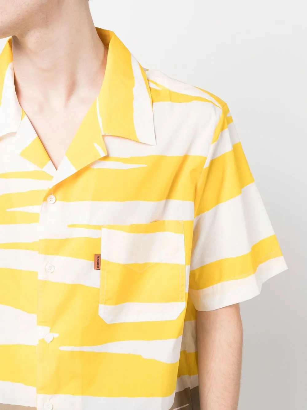 Missoni Graphic-print Short-sleeve Shirt In 黄色