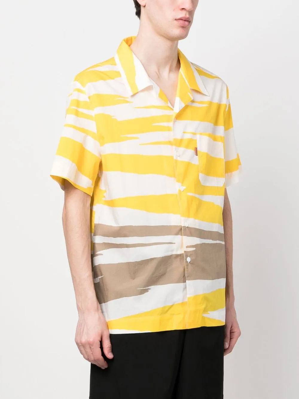 Missoni Graphic-print Short-sleeve Shirt In 黄色