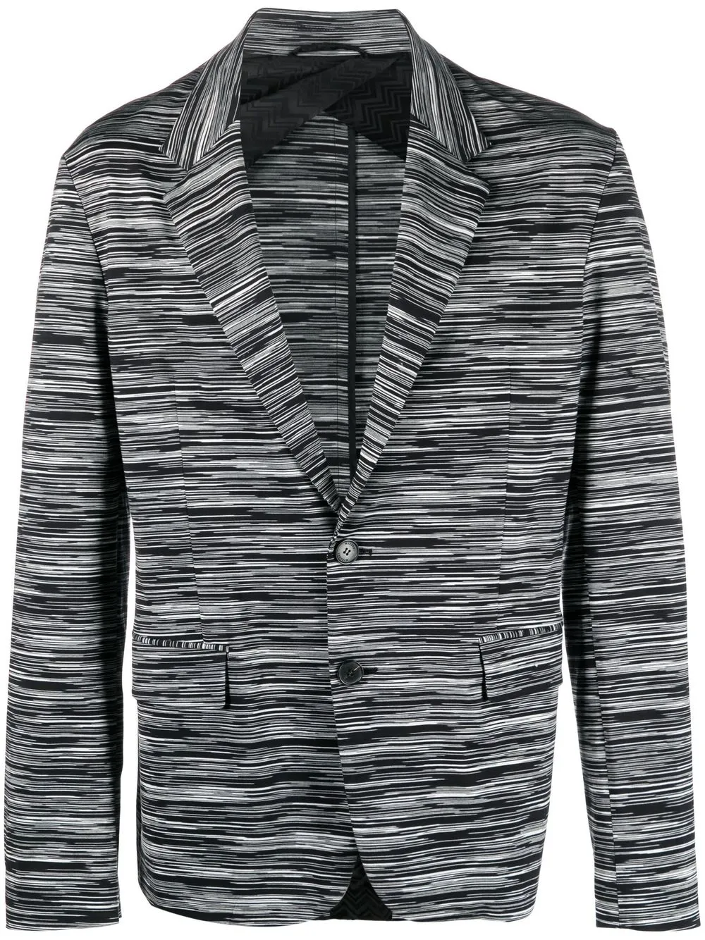 

Missoni mélange-effect single-breasted blazer - White