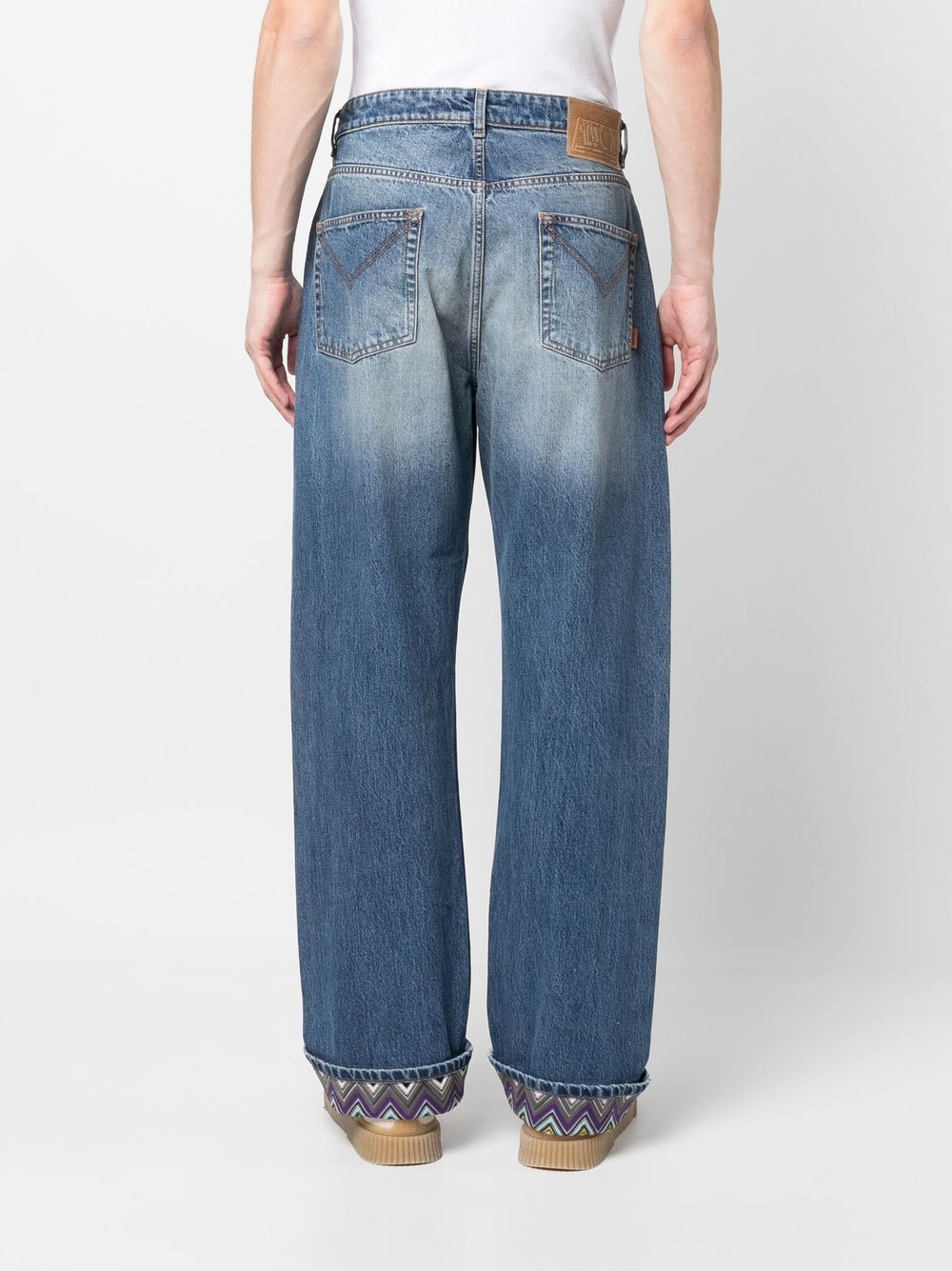 Shop Missoni Stonewashed Denim Jeans In Blue
