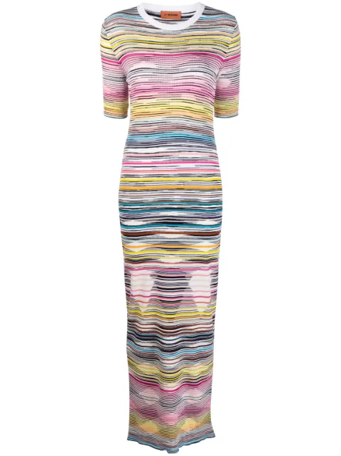 Missoni striped knitted maxi dress