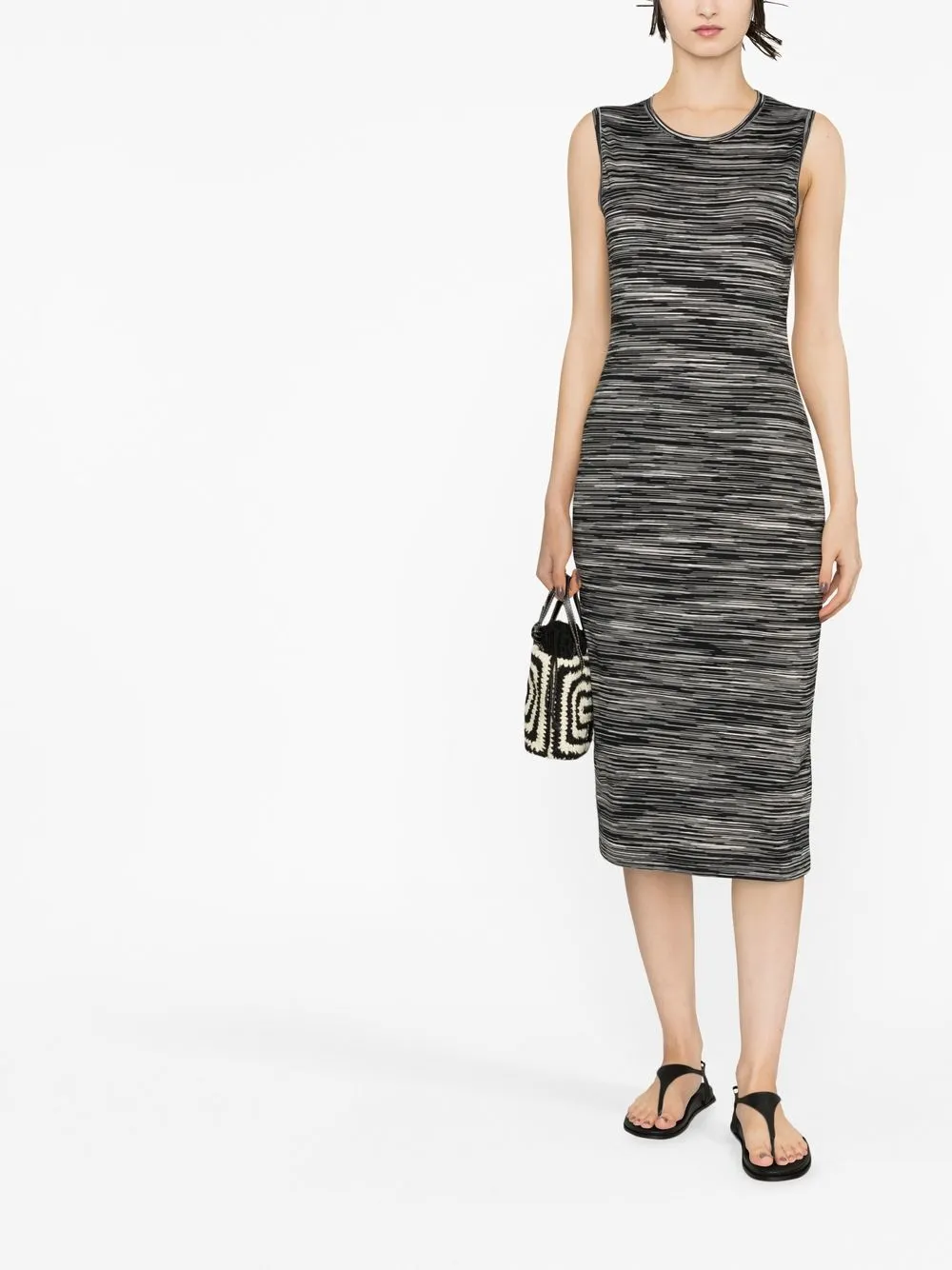 Missoni Mouwloze jurk - Zwart