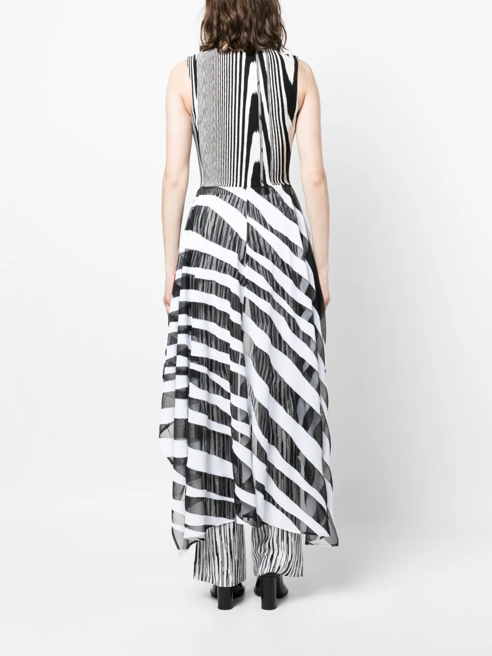 MISSONI ABSTRACT-PRINT SLEEVELESS BODYSUIT