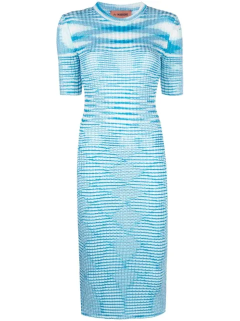 Missoni striped knitted dress