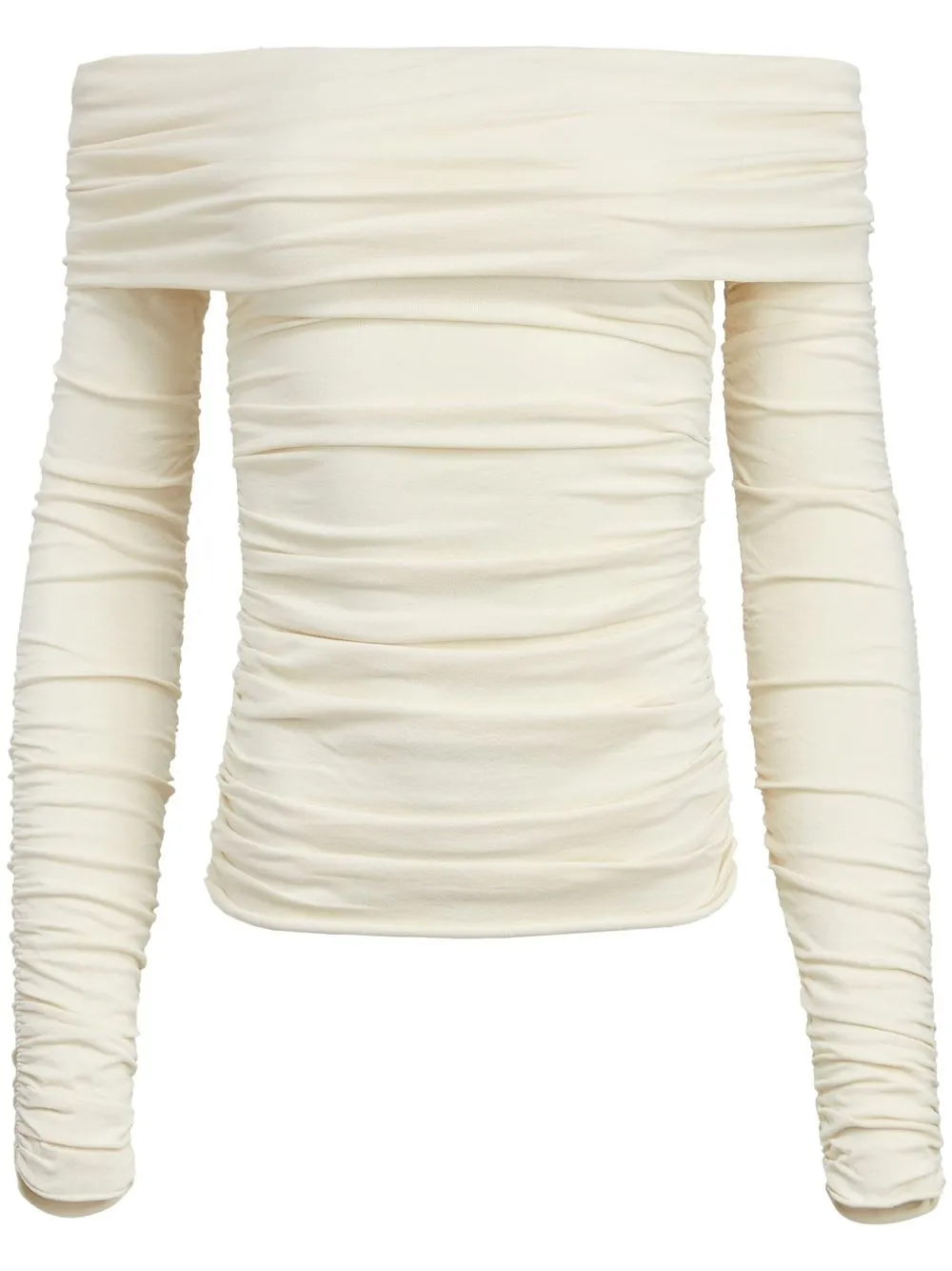 KHAITE THE ZURI RUCHED TOP