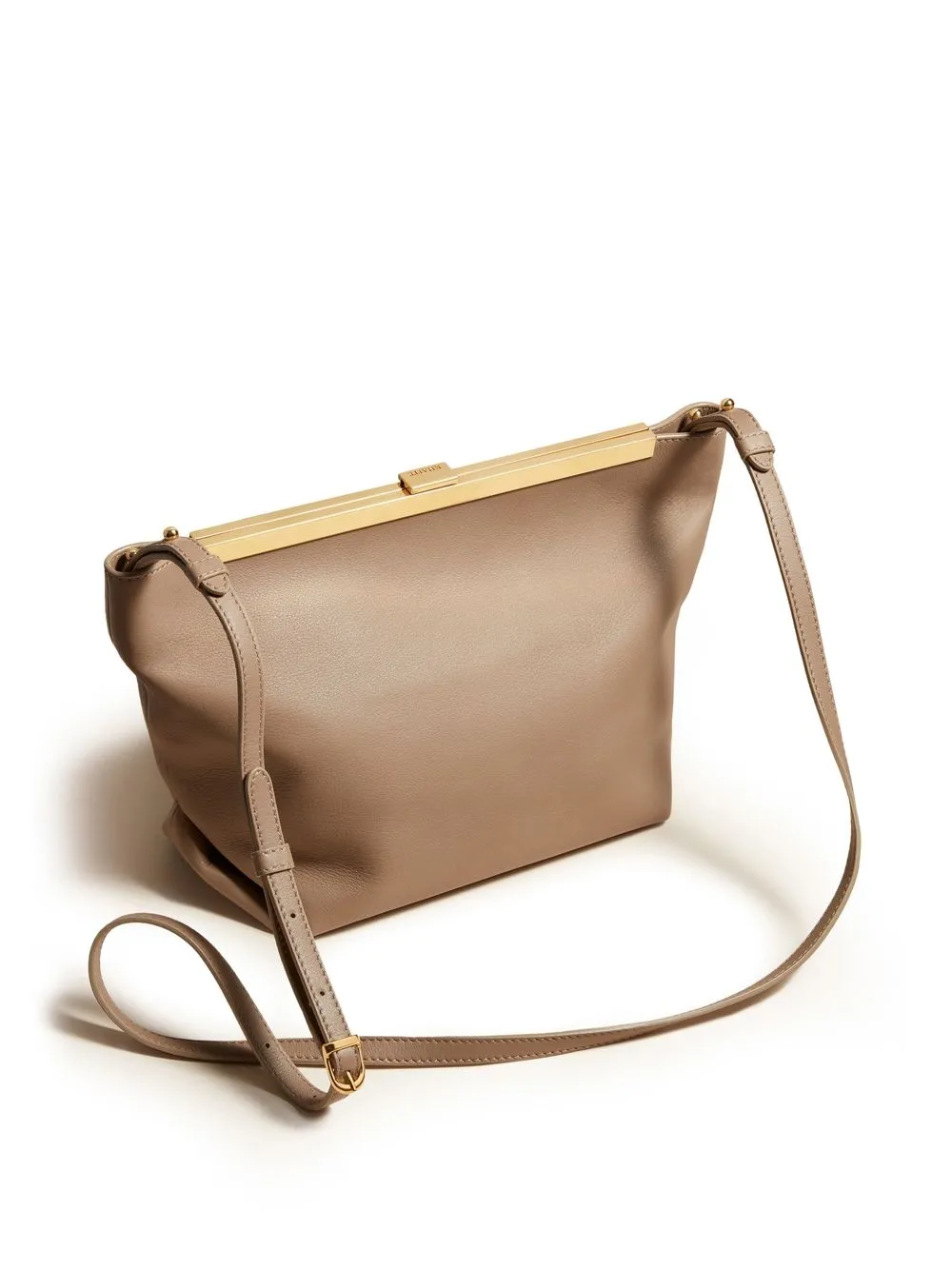 KHAITE The Augusta leren crossbodytas - Bruin