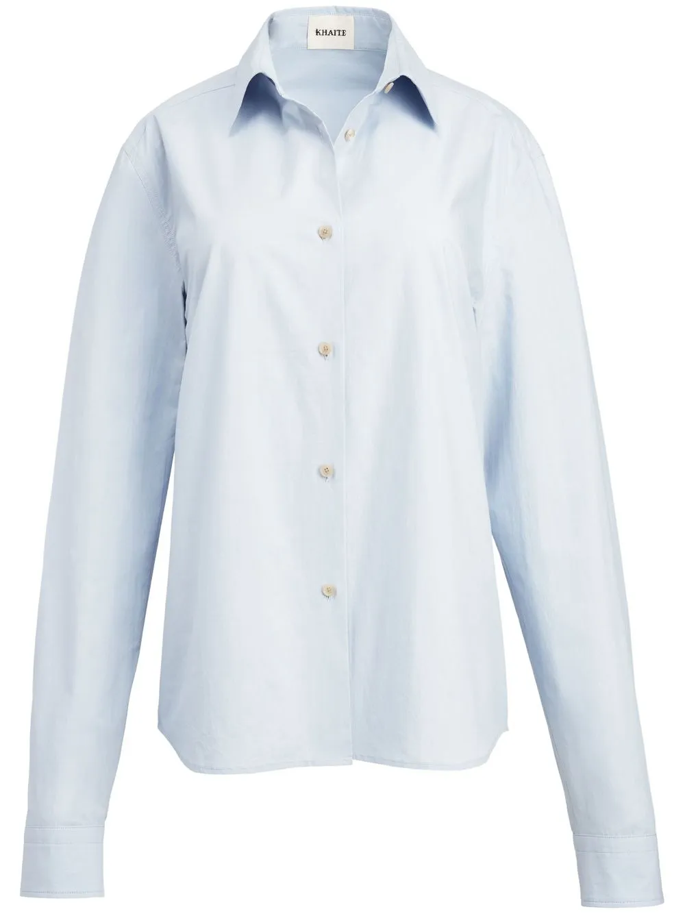 

KHAITE The Argo cotton shirt - Blue