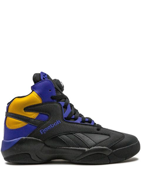 Reebok Shaq Attaq "Core Black Bold Purple Collegiate Gold" sneakers MEN