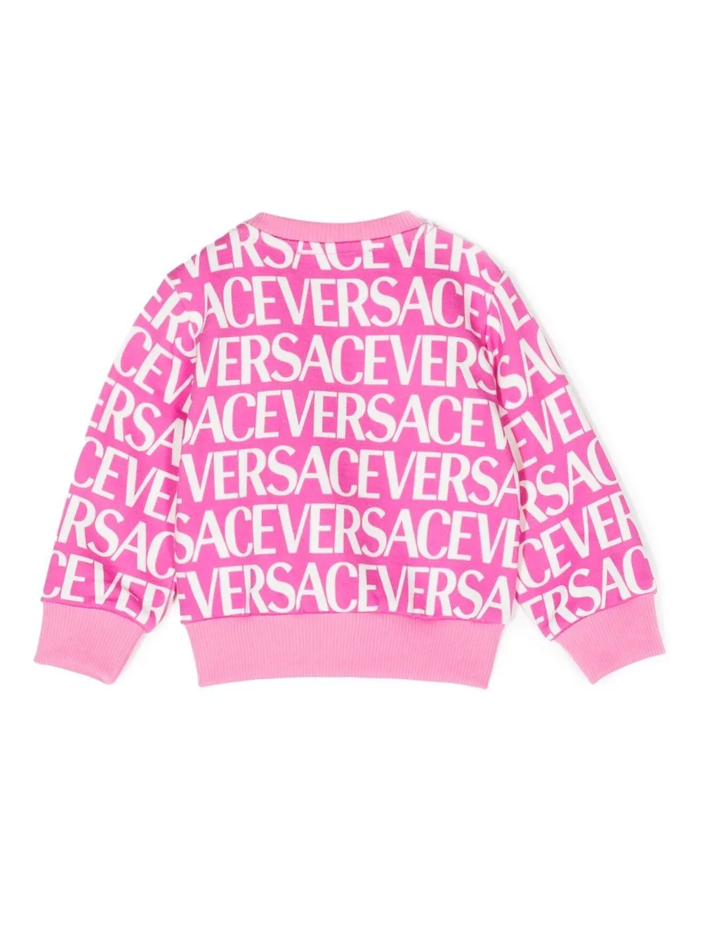 Versace Kids Sweater met logoprint - Roze