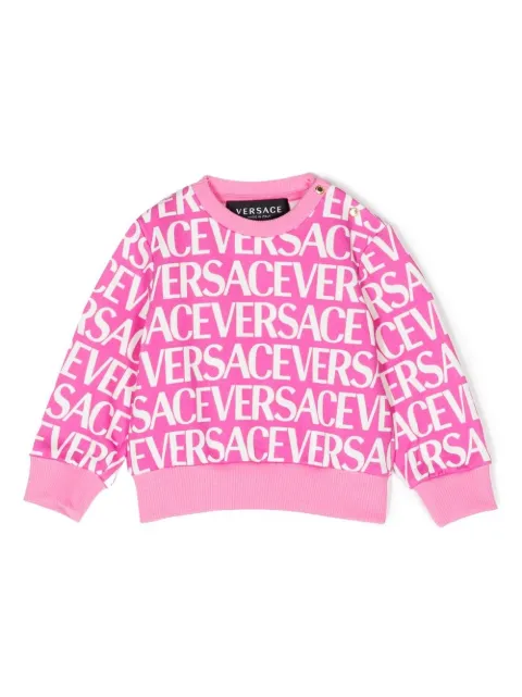 Versace Kids - logo-print sweatshirt