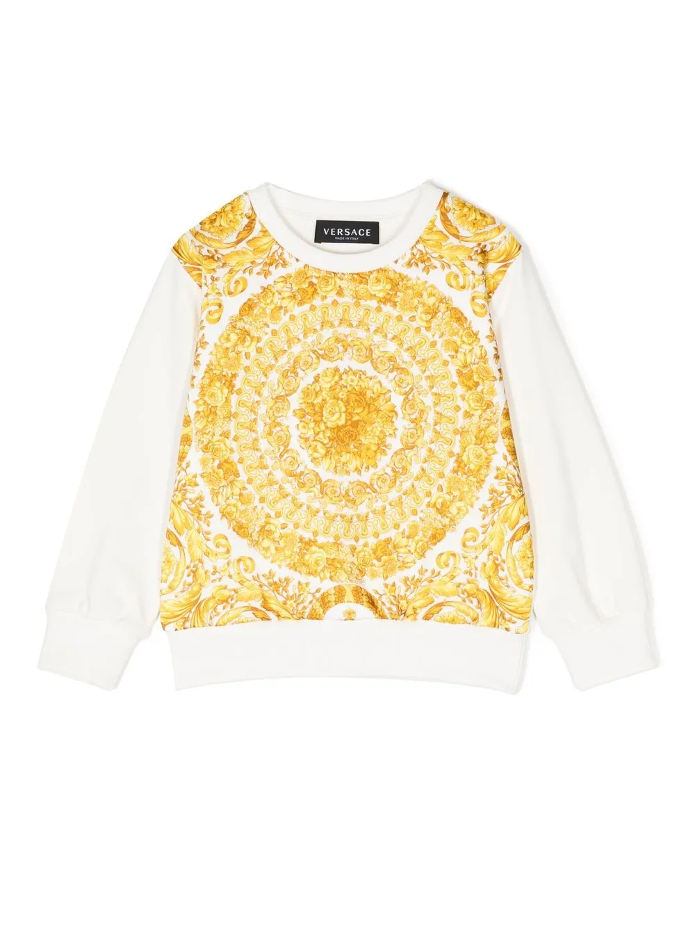 

Versace Kids baroque-print sweatshirt - White