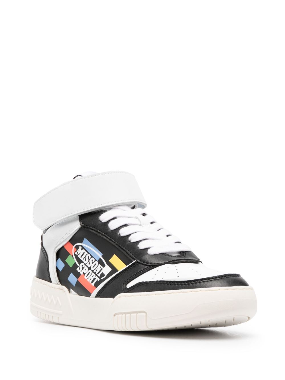 Missoni Sneakers met logoprint - Wit