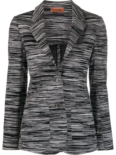 Missoni striped single-breasted blazer