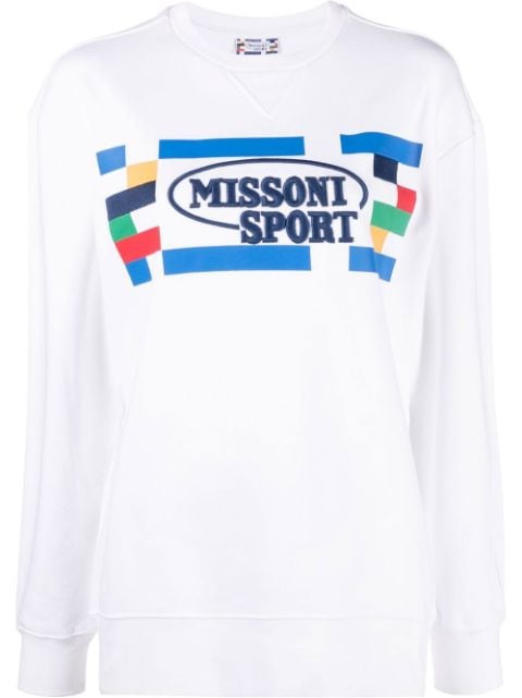 Missoni logo-print cotton sweatshirt 