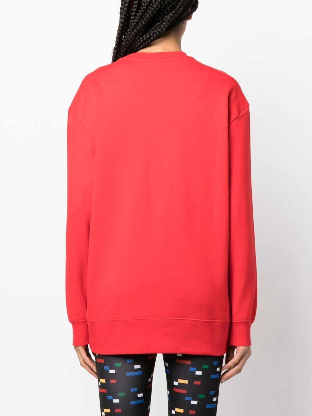 Shop Missoni Logo-print Cotton Sweatshirt In Rot