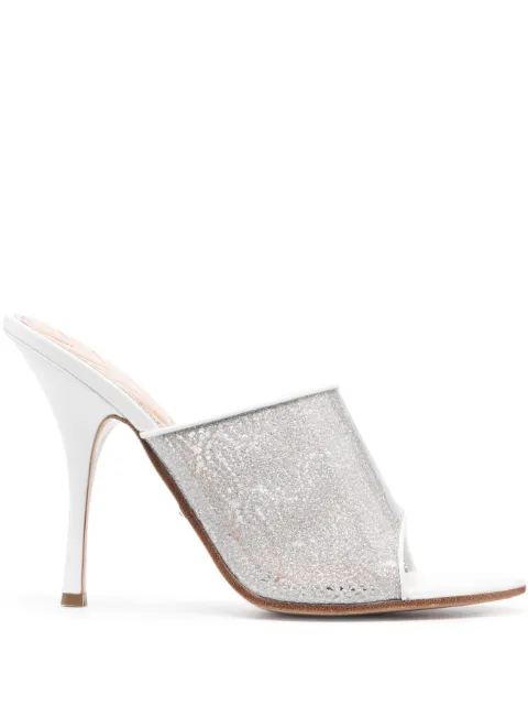 Missoni mules con tira transparente y tacón de 125mm