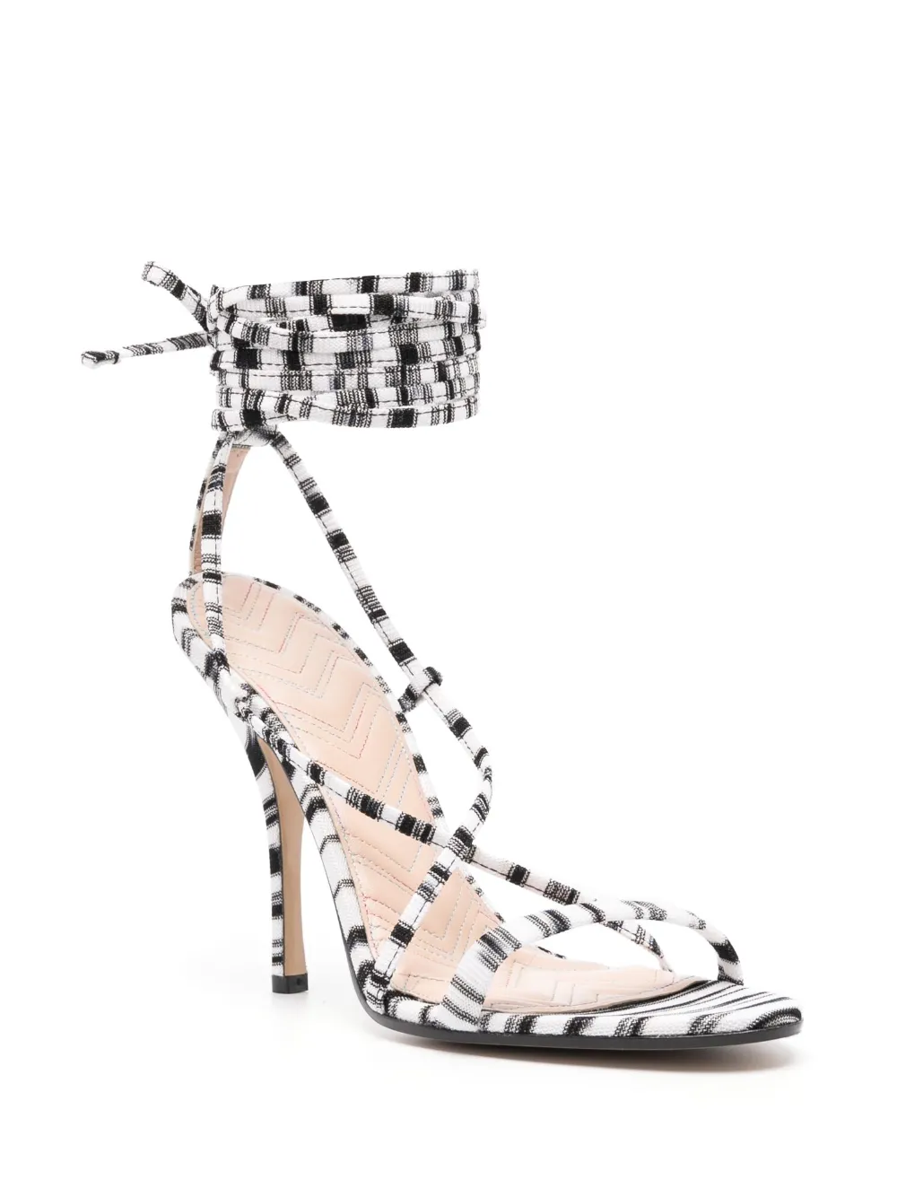 Missoni Sandalen met zebraprint - Wit