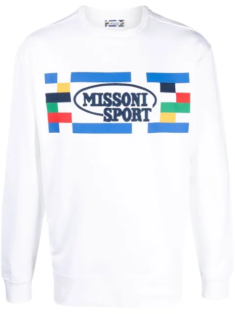Missoni - embroidered-logo detail sweatshirt