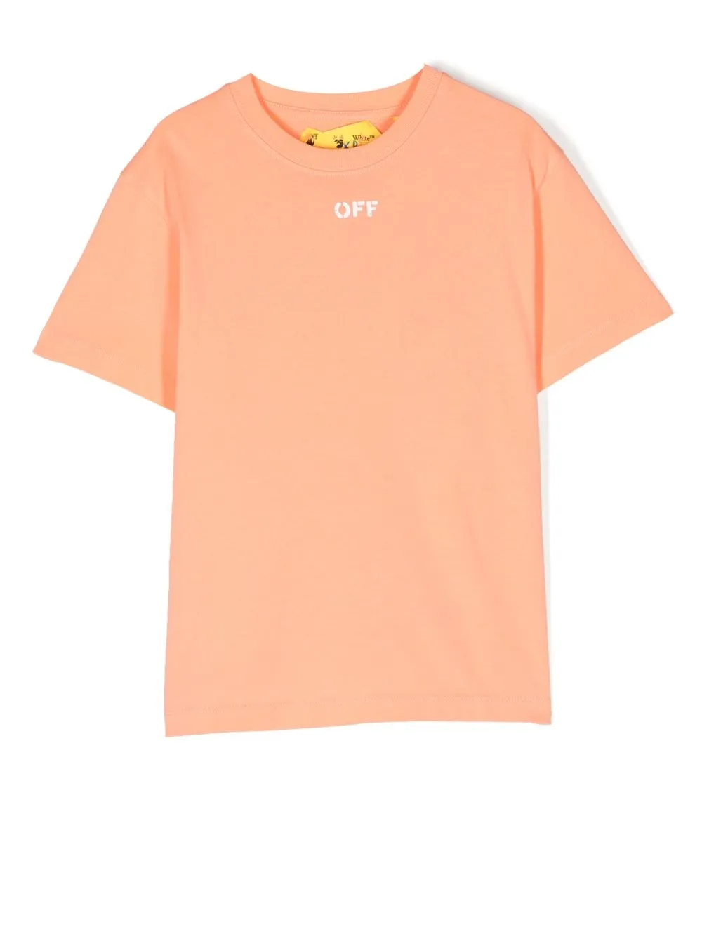 Off-White Kids logo-print short-sleeve T-shirt - Orange
