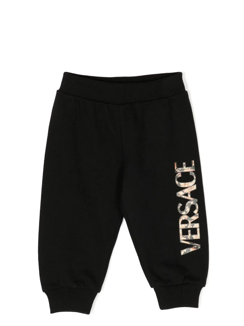 

Versace Kids logo-print track pants - Black