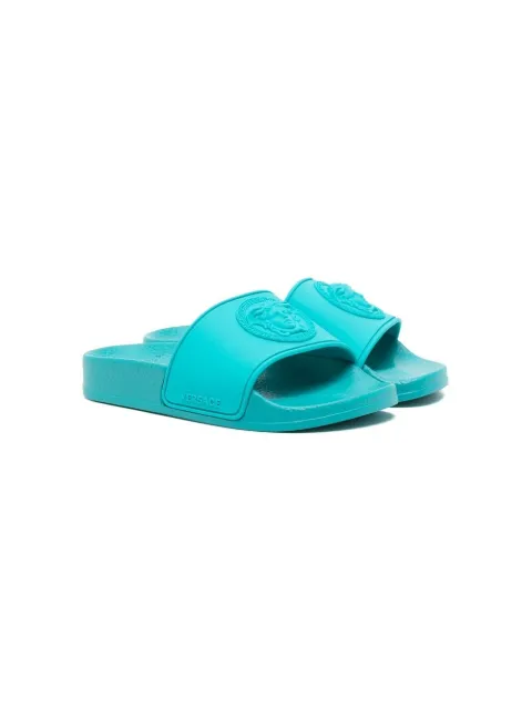 Versace Kids Medusa Head-detail open-toe slides