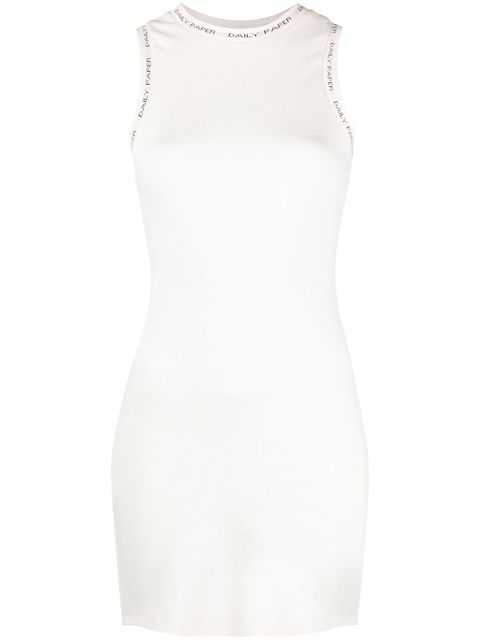 Daily Paper round-neck sleeveless mini dress 