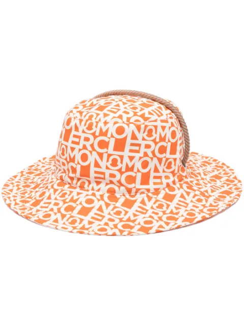 Moncler all-over graphic-print sun hat