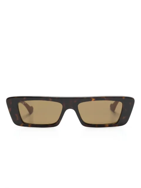Gucci Eyewear lentes de sol con armazón cuadrada y diseño color block