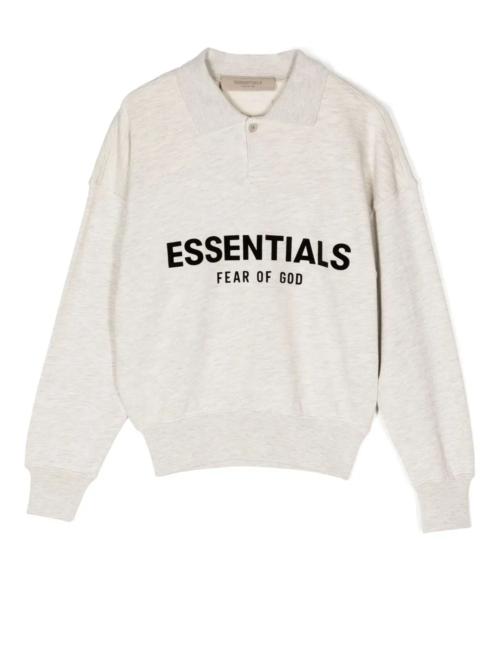 

FEAR OF GOD ESSENTIALS KIDS Essentials long-sleeve polo top - Grey