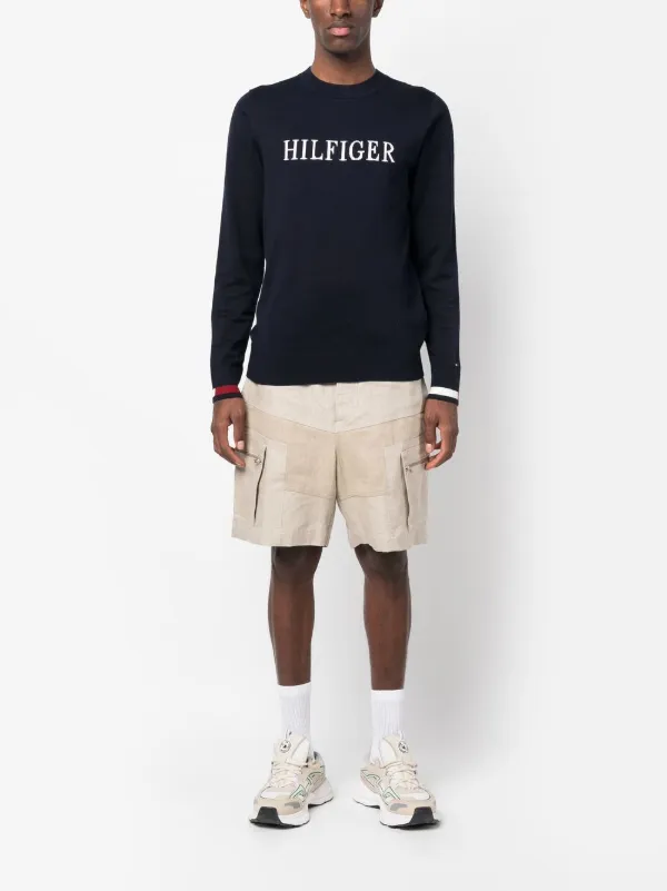 Hilfiger intarsia sweatshirt hot sale