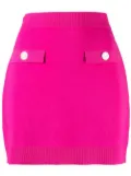 Michael Michael Kors logo-embossed buttoned miniskirt - Pink