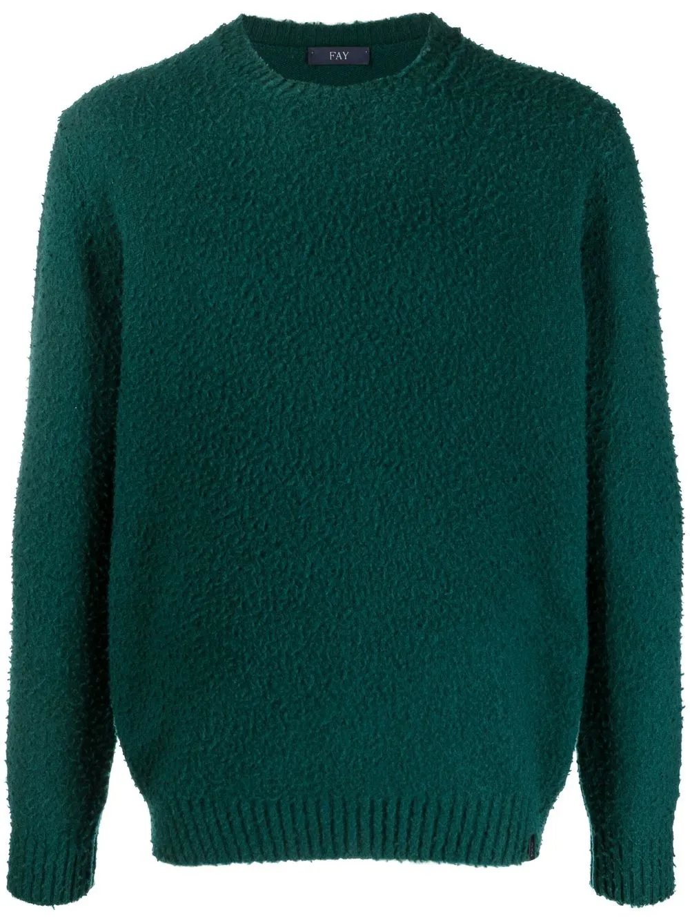 

Fay bouclé wool jumper - Green