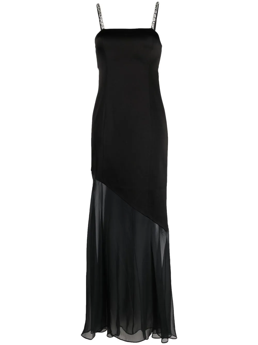 

alice + olivia crystal-detail maxi dress - Black