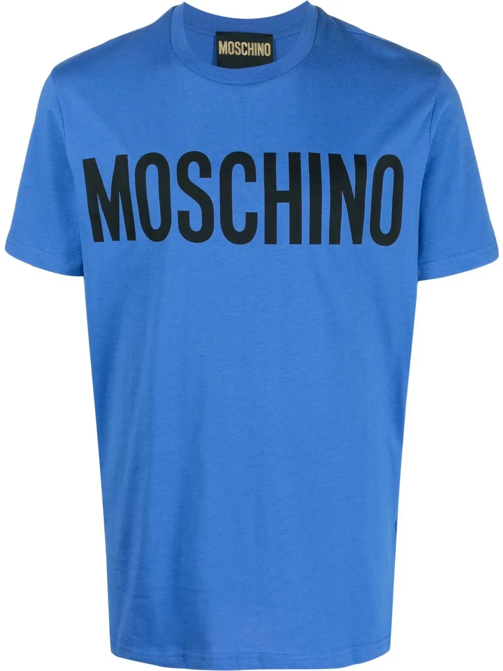 

Moschino logo-print T-shirt - Blue