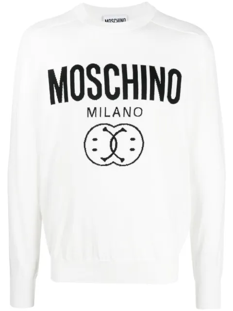 Moschino sudadera con logo estampado