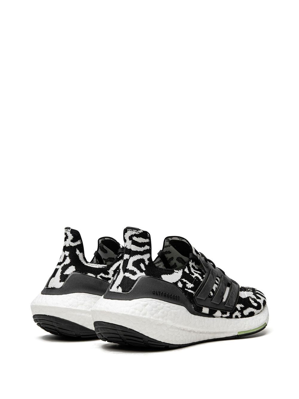 Shop Adidas Originals Ultraboost 22 "zebra" Sneakers In Black