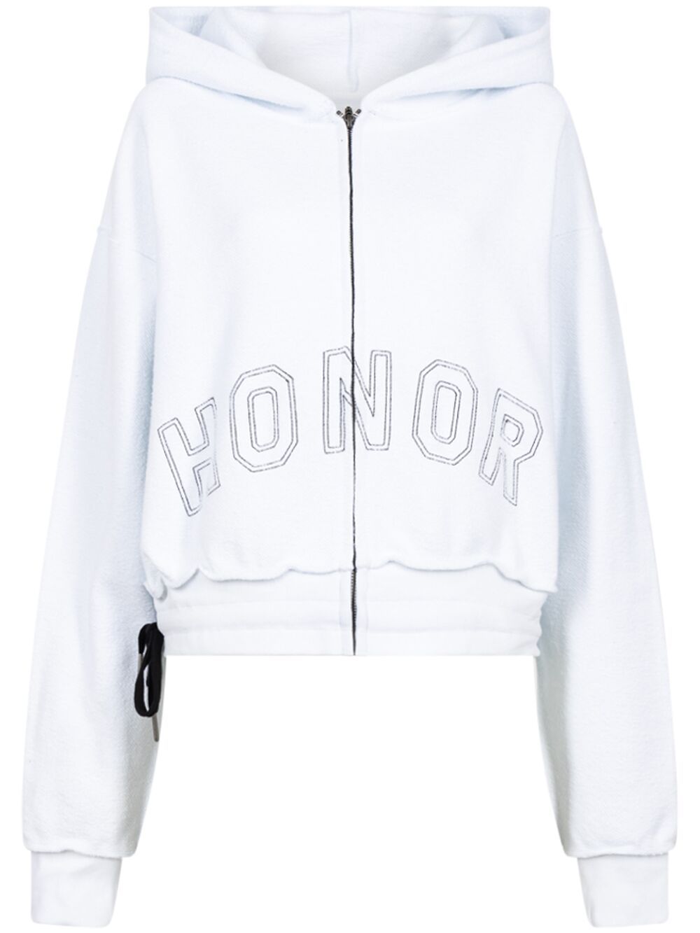 Champion white cheap cropped hoodie