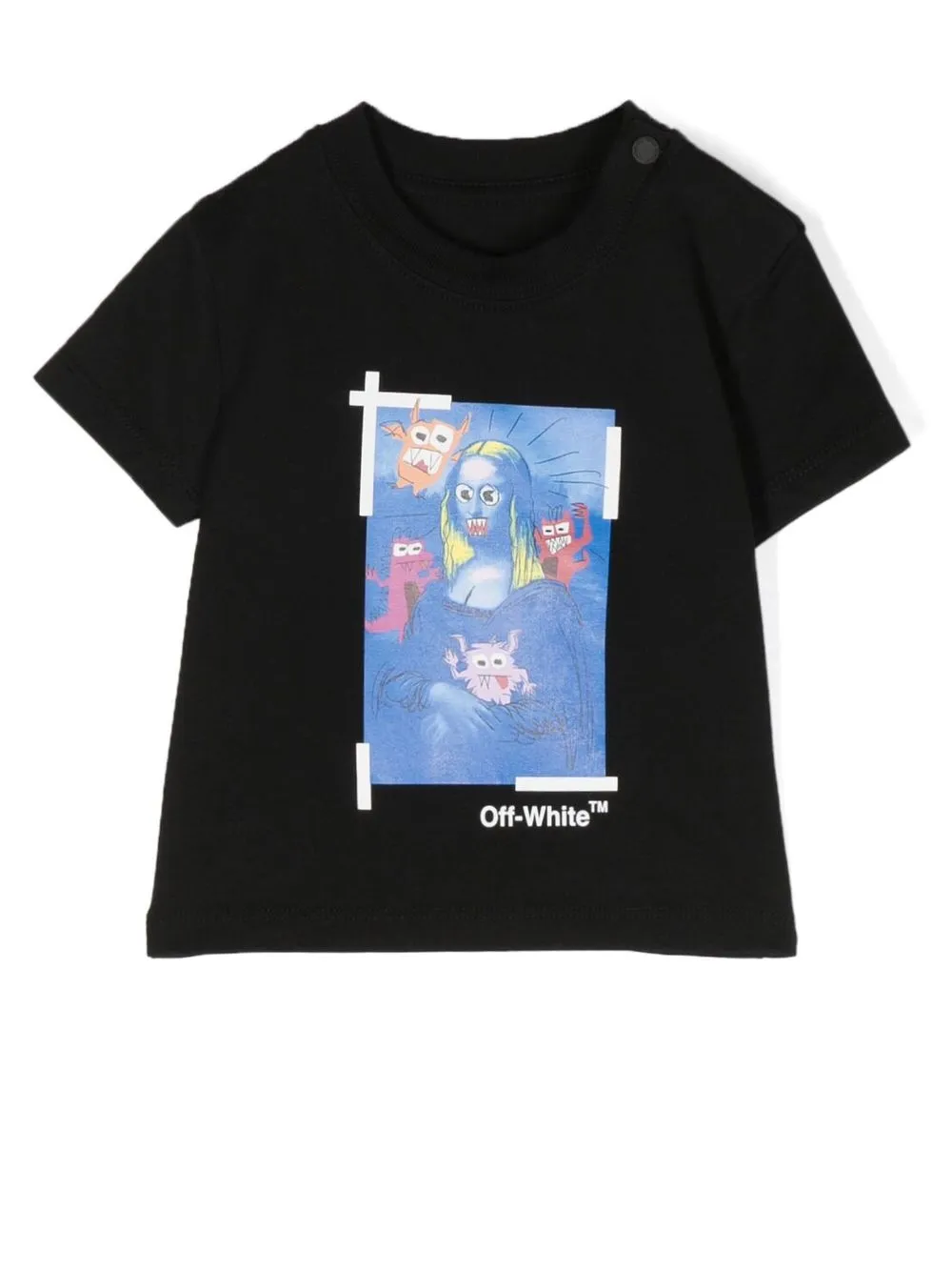 

Off-White Kids graphic-print detail T-shirt - Black