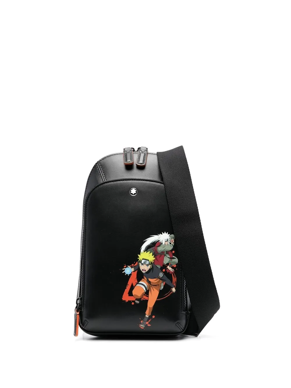 Montblanc X Naruto Crossbody Messenger Bag In Black