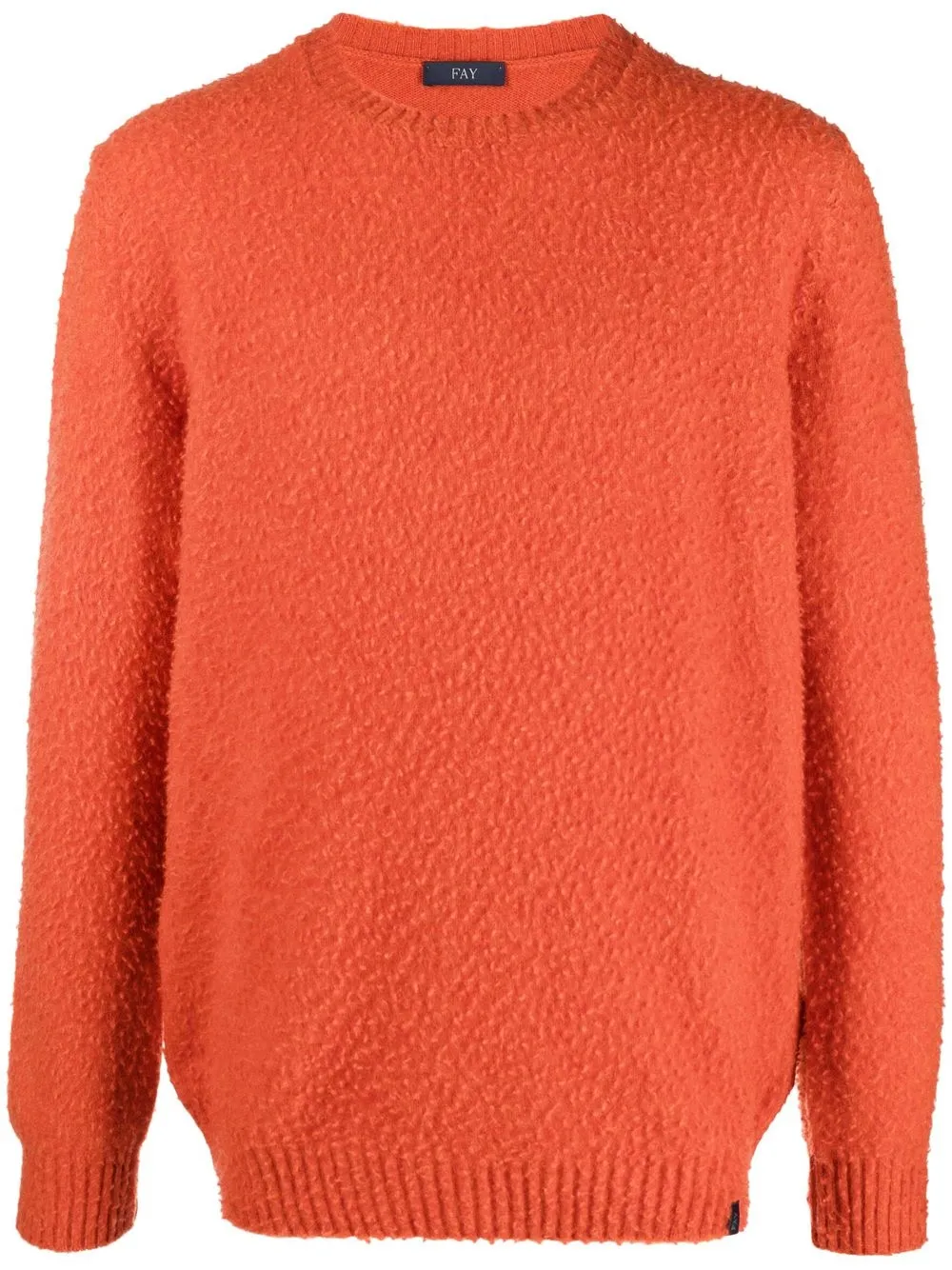 

Fay bouclé wool jumper - Orange