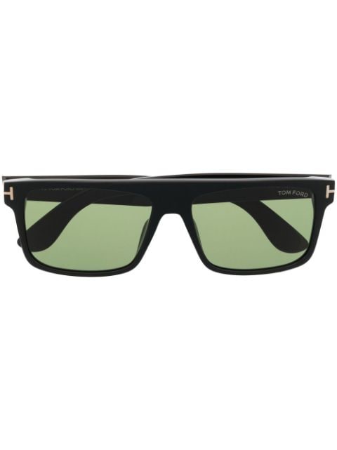 tinted-lens D-frame sunglasses