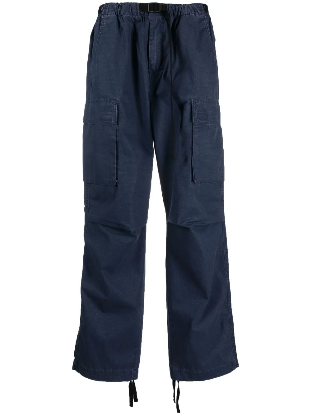 

Carhartt WIP logo-patch straight-leg trousers - Blue