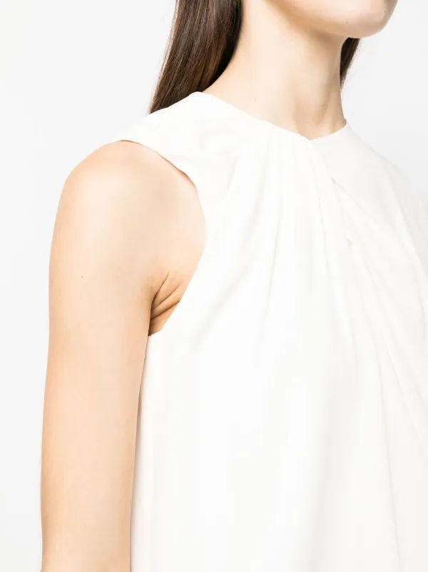 MaxMara outlets Asymmetric Neckline T-Shirt