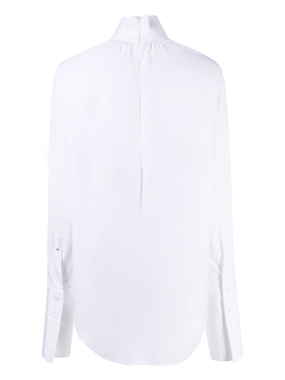 Sportmax T-shirt met hoge hals - Wit