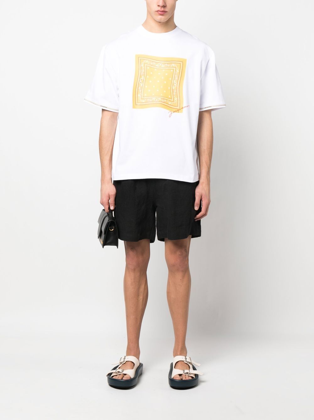 Jacquemus T-shirt met print - Wit