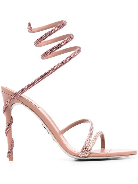 René Caovilla Cleo rhinestone-embellished sandals