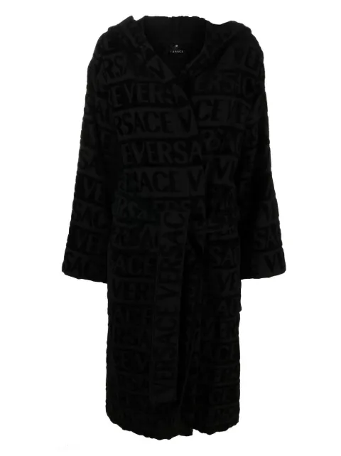 Versace Bademantel mit Gürtel
