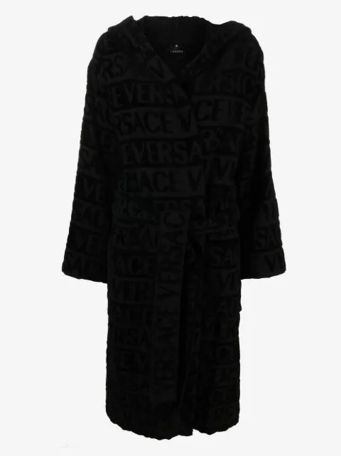 Versace Versace allover bathrobe
